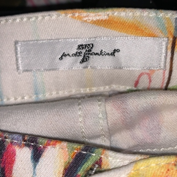 7FAM  The Cropped Skinny, in Tropical Palms print - Picture 6 of 10